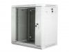 Lanberg Szafa instalacyjna wisząca 19 cali 12U 600X450mm szara (drzwi szklane)